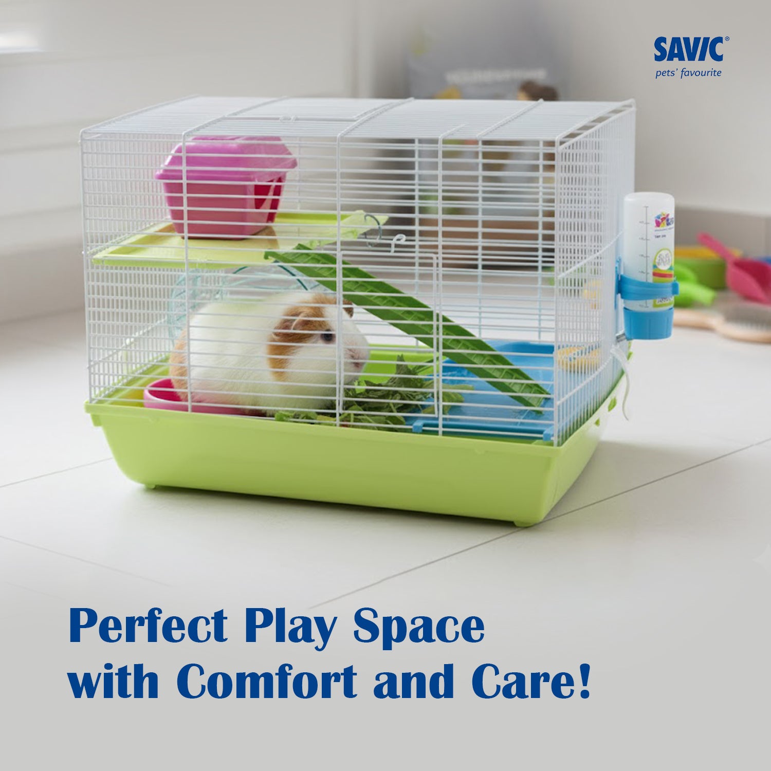 Savic Martha Triple Cage for Hamsters and Guniea Pigs Hamster & Guinea pigs Savic