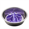 Talking Dog Club Slow Feeder Bowl Attachment for Dogs and Cats (Purple)