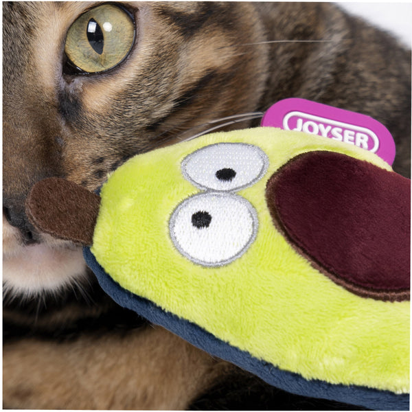 Joyser ECO Avocado Catnip Toy for Cats (Green/Brown)