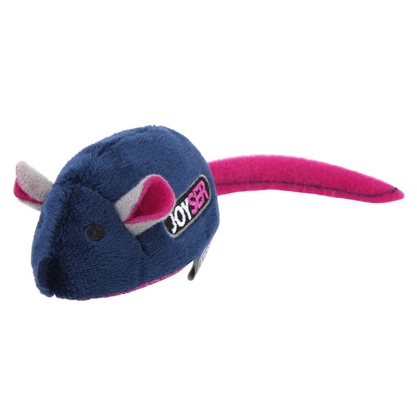 Joyser Cat Mouse Toy with Sound Chip for Cats (Dark Blue)