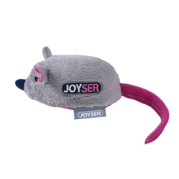 Joyser Cat Mouse Toy with Sound Chip for Cats (Grey)