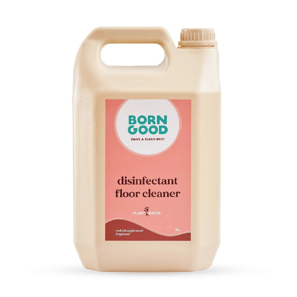 Born Good Plant Based Turkish Applewood Frangrance Disinfecting Liquid Floor/Surface Cleaner for Dogs and Cats Both-Health & Wellness Born Good 5L