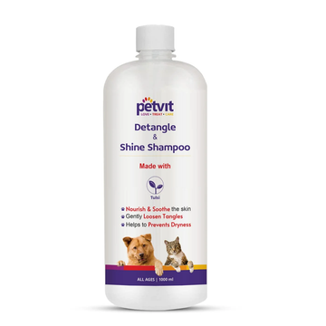 Petvit Detangle & Shine Pet Shampoo for Dogs and Cats