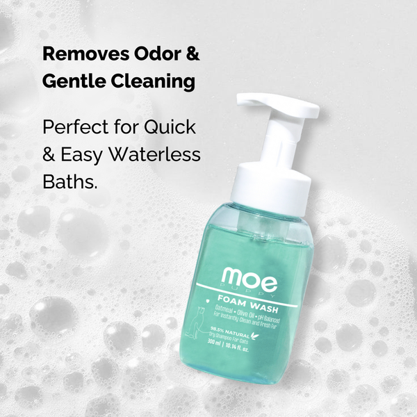 Moe Puppy Cleansing & Conditioning Foam Shampoo for Cats