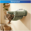 Furrlovers Wall Mounted Hammock with Plush Fabric for Cats (Green) Cats-Toys Furrlovers Dropship