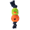 Joyser Cageball Rubber Ball with Duck for Dogs (Yellow/Blue) Dogs-Toys Joyser