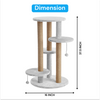 Furrlovers Multi Level Cat Tree with Scratching Posts & Platforms (Grey) Cats-Toys Furrlovers Dropship