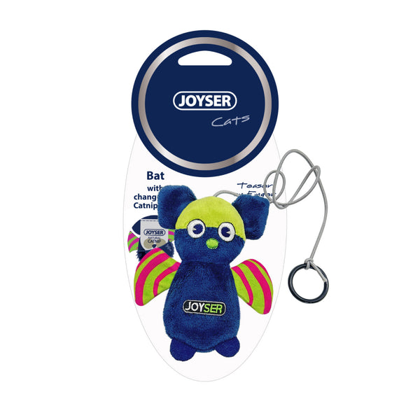 Joyser Cat Bat with Catnip Balls for Cats (Green/Blue)