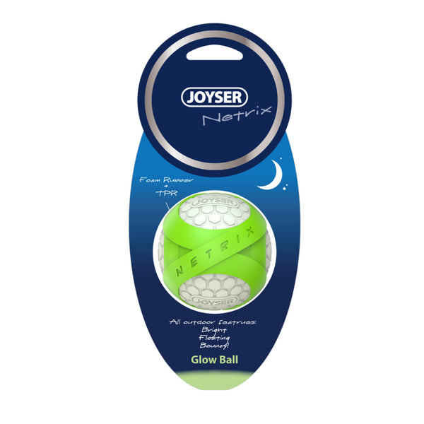 Joyser Netrix Ball for Dogs (Green/White)