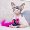 Joyser Cat Bird Toy with Feather & Sound for Cats (Pink/Blue) Cats-Toys Joyser