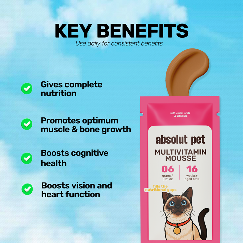Absolut Pet Multivitamin Mousse Cat Supplement