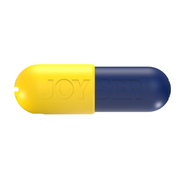 Joyser Pill Chew Toy for Dogs (Blue/Yellow)