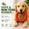 Talking Dog Club Ringa a Ring Natural Rubber Chew Toy for Dogs (Red) Dogs-Toys Talking Dog Club Dropship