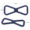 Talking Dog Club Sturdy Infinity Pull Natural Rubber Chew Toy for Dogs (Blue) Dogs-Toys Talking Dog Club Dropship