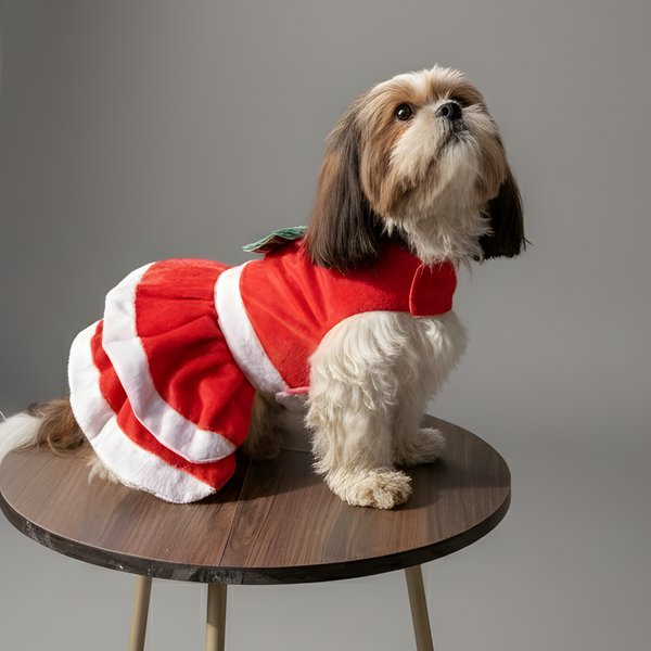 Pawgypets Christmas Dress for Dogs