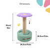 FurryLiving Bloom Multi Level Cat Tree Scratcher 3 in 1 Interactive Toy Tower for Cats Cats-Toys FurryLiving Dropship
