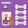 Floofyou Air Dried Goat Loin Bone Dental Chew Dog Treats Dog Treats + Others FloofYou