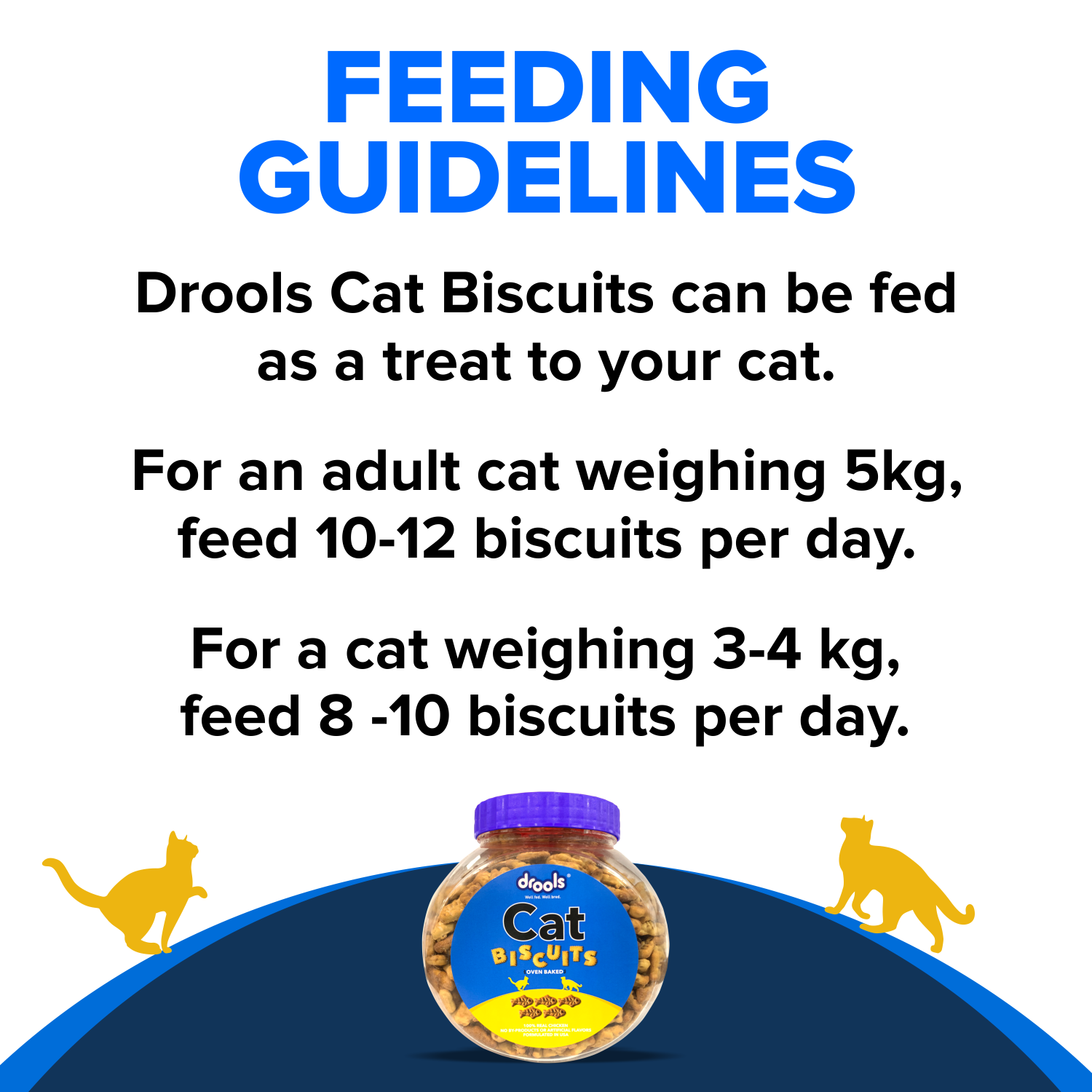 Drools Biscuit Cat Treat (110g) Cats-Treats & Others Drools