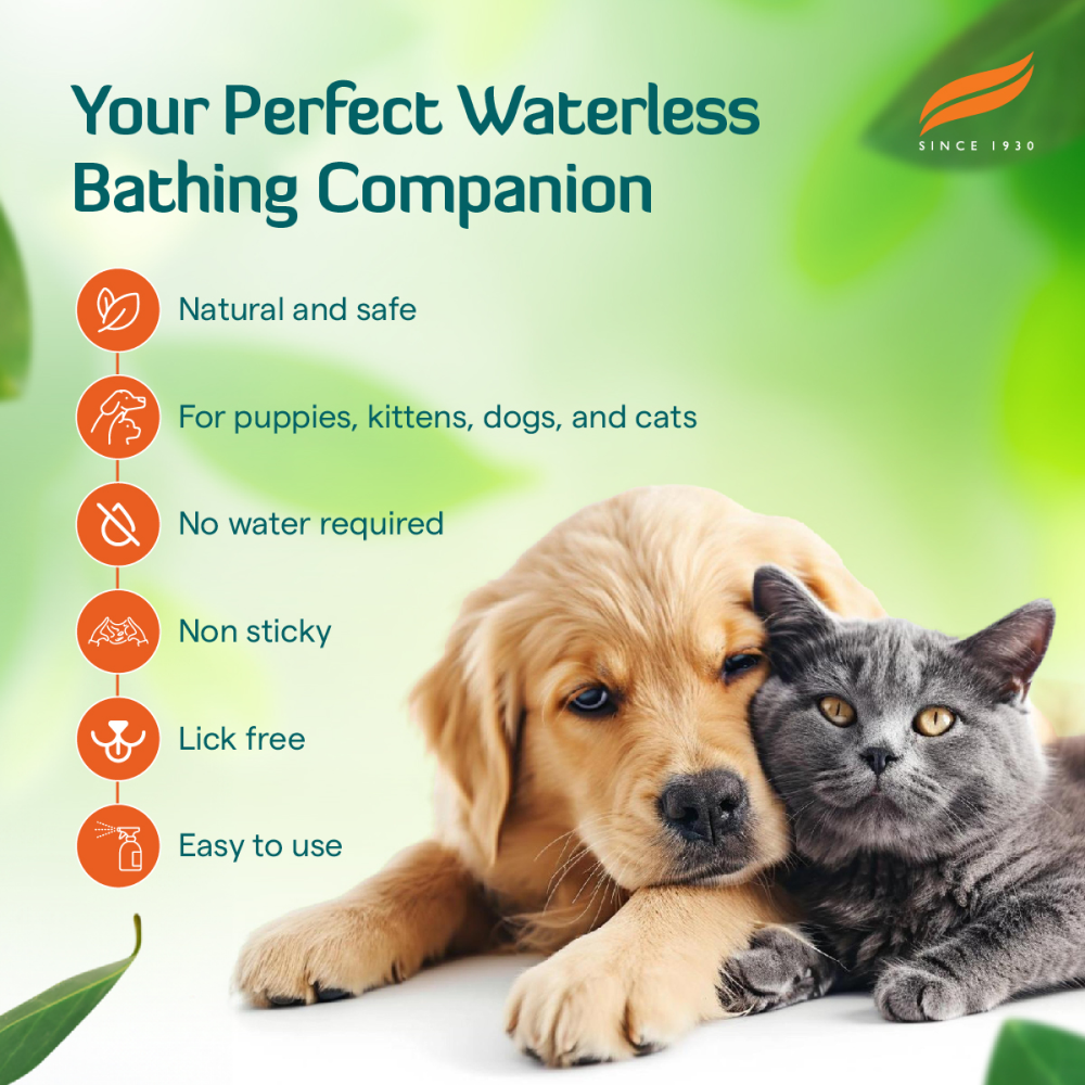 Himalaya Fresh Coat No Rinse Spray & Furlicks Gut Health Supplement Dog & Cat Combo Exclusive Combo Exclusive Combo