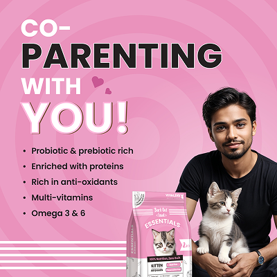 Bark Out Loud Essentials Real Fish Kitten Dry Food