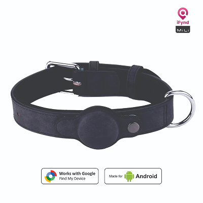 Mitag Go Anti Loss Device with Collar for Small Dogs (Black) | Android Dogs-Collar, Leashes, harnesses Mitag Dropship S-M:18in Neck