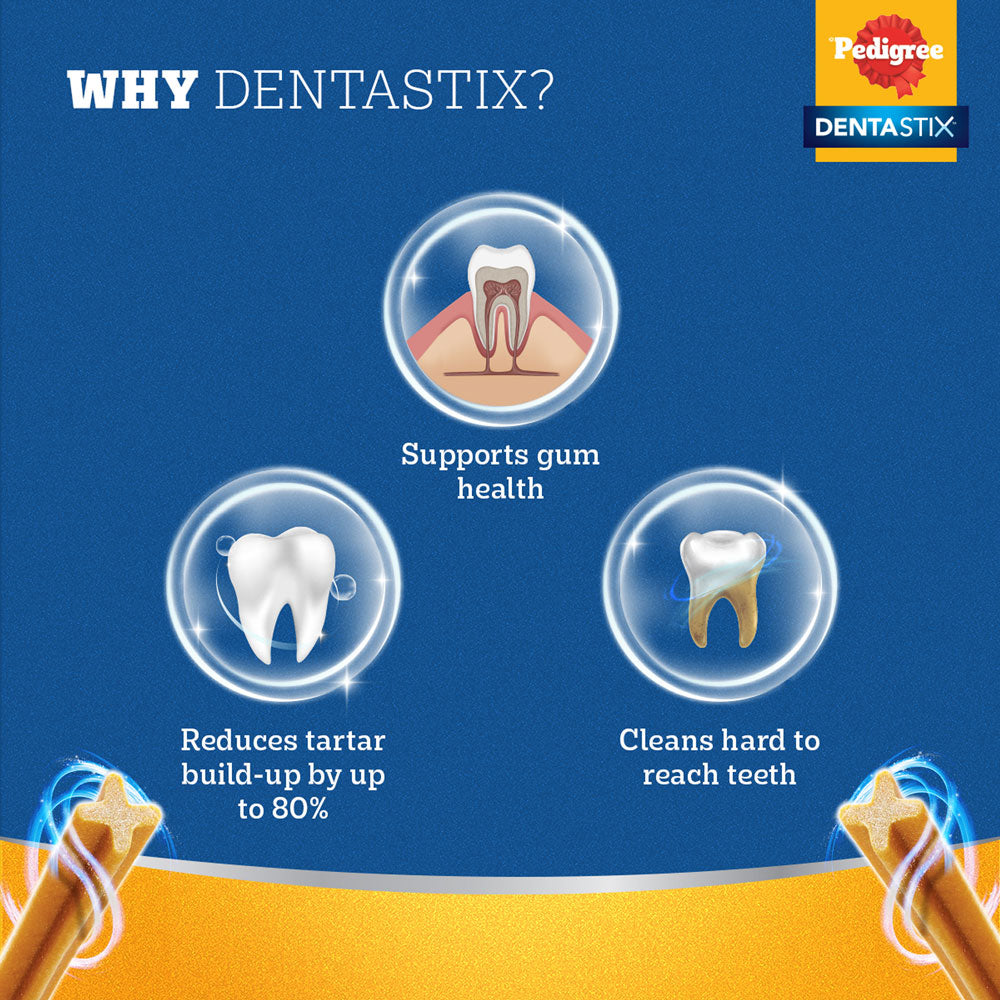 Pedigree Dentastix Oral Care for Adult (Large Breed of 25 kg+) Dog Treats Dog Treats + Others Pedigree
