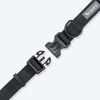 HUFT Classic D Ring Collar for Dogs (Coal Black) Dogs-Collar, Leashes, harnesses Heads Up for Tails