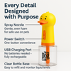 Talking Dog Club Oh Duck Shampoo Dispenser Spray with Free Bath brush for Dogs and Cats (Yellow) Both-Grooming Supplies Talking Dog Club Dropship