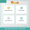 Nootie Super Absorbent, Leak-Proof Training Pads for Puppy & Adult Dogs (60x45cm) Dogs-Health & Wellness Nootie