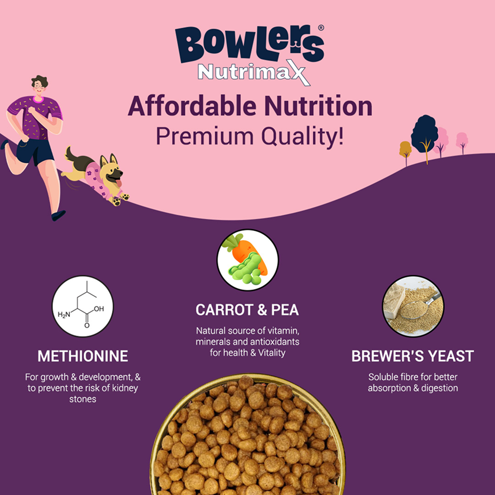 Bowlers Chicken and Milk Nutrimax Puppy Dog Dry Food Dogs- Dry Food Bowlers