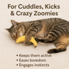Talking Dog Club Bananas with 100% Catnip Toy for Cats (Yellow) Cats-Toys Talking Dog Club Dropship