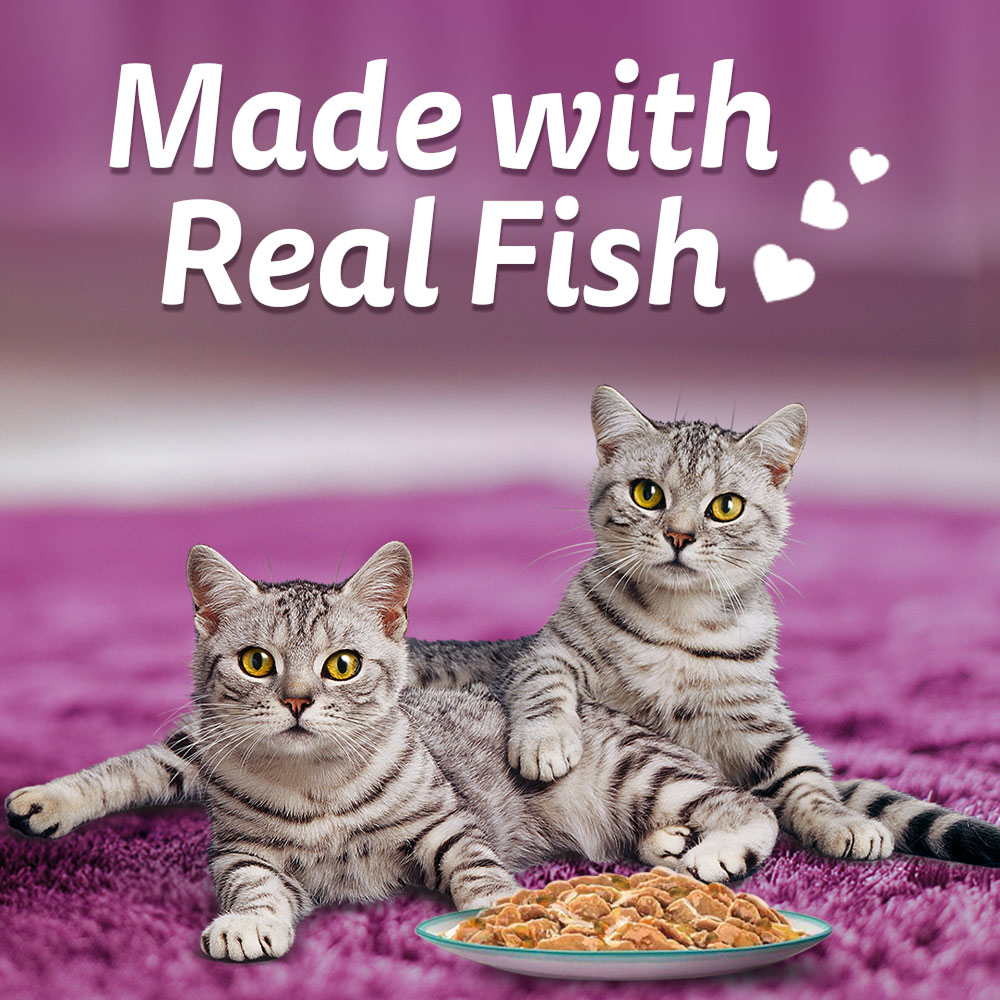 Whiskas Chicken With Salmon Wakame Seaweed in Gravy Tasty Mix Adult Cat Wet Food Cats-Wet Food Whiskas