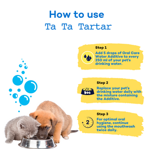 The Good Paws Ta Ta Tartar Dental Care for Dogs and Cats | Oral Care Water Additive