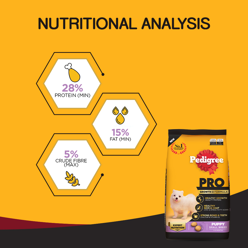 Pedigree PRO Expert Nutrition Small Breed Puppy Dry and Chicken Chunks in Gravy Puppy Wet Food Combo