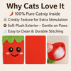 Talking Dog Club Red Chilli with 100% Catnip Toy for Cats (Red) Cats-Toys Talking Dog Club Dropship