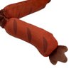 Talking Dog Club Sausage Rope Plush Toy for Dogs (Red) Dogs-Toys Talking Dog Club Dropship