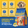 Waggies Chicken with Vitamins All Breed Puppy Dog Dry Food Dogs- Dry Food Waggies