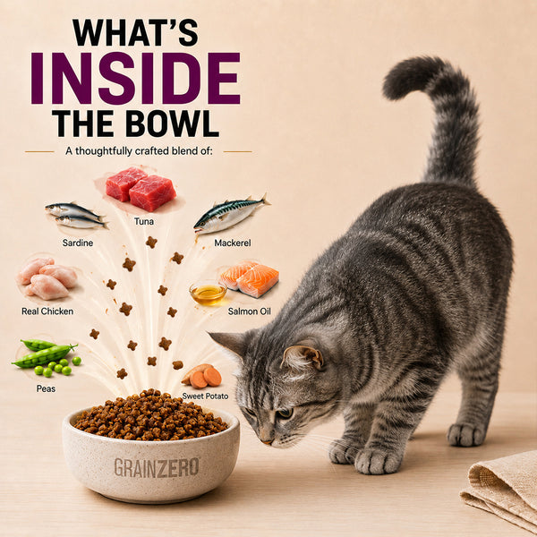Signature Grain Zero Tuna  Adult Cat Dry Food  For All Breed