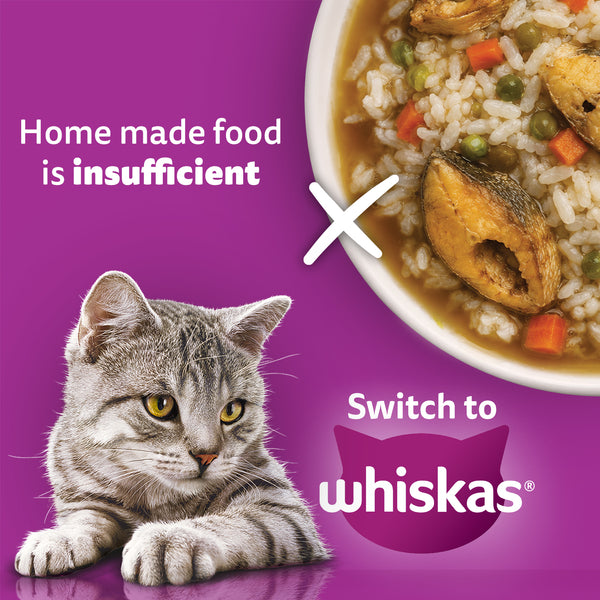 Whiskas Rohu Fish Flavour Adult Cat Dry Food