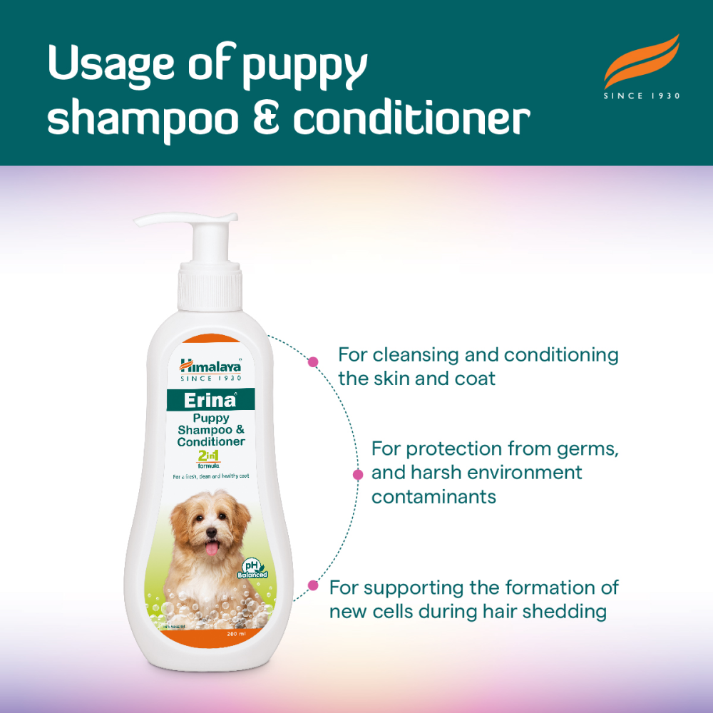 Himalaya Erina Shampoo & Conditioner for Puppies