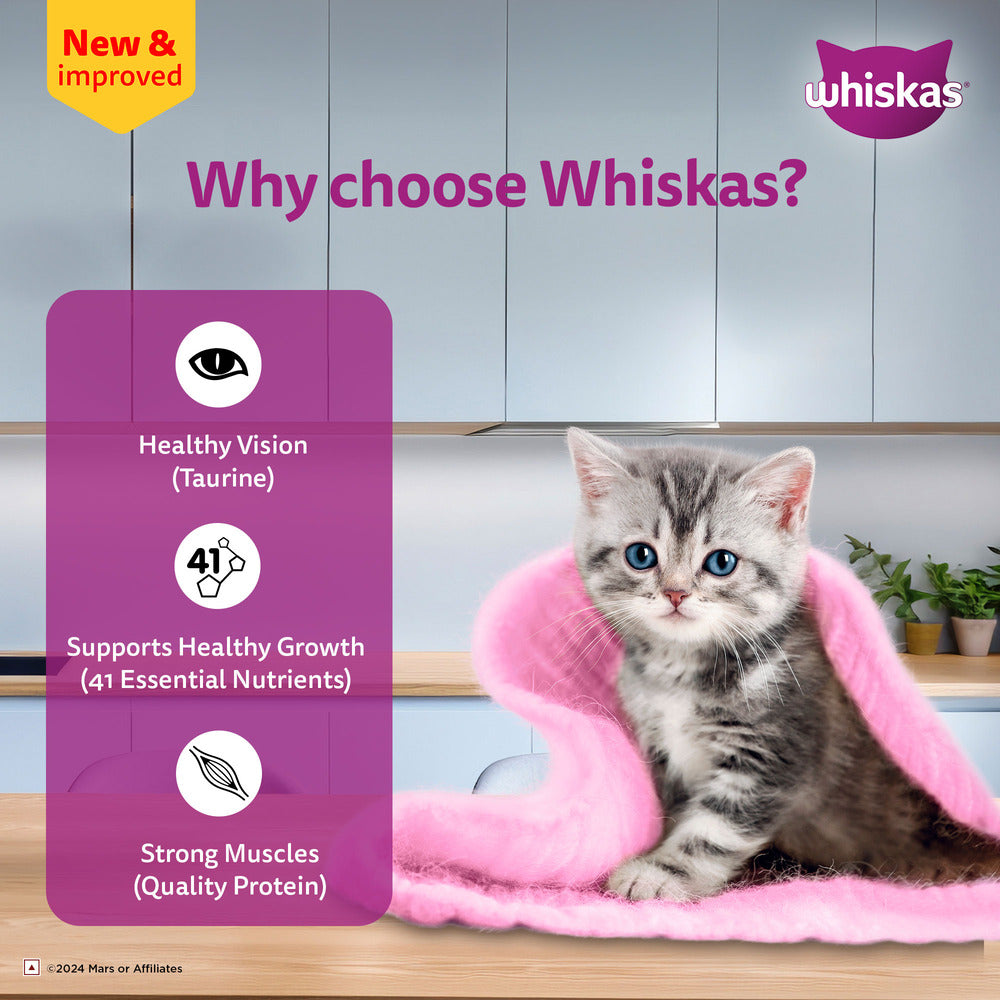 Whiskas Chicken in Gravy Meal Kitten Wet Food Cats-Wet Food Whiskas