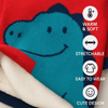 Dogobow Dino Sweater for Dogs and Cats (Red) (Get a Bow Free) Both-Clothing & Accessories Dogobow Dropship
