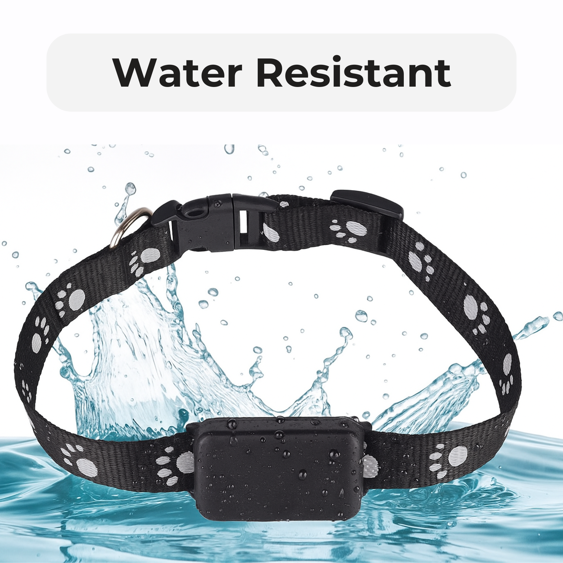 FeTaca Smart 4G GPS 850mAh Waterproof Mini Collar Tracker with 12months Free Tracking & App Subscription for Dogs and Cats (Black) Both-Collar, Leashes, harnesses FeTaca Dropship