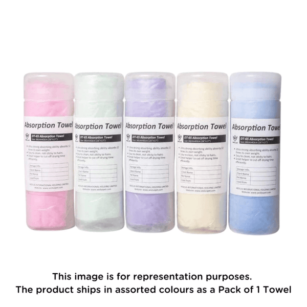 Aeolus Super Dry Absorption Towels for Dogs and Cats (Purple)