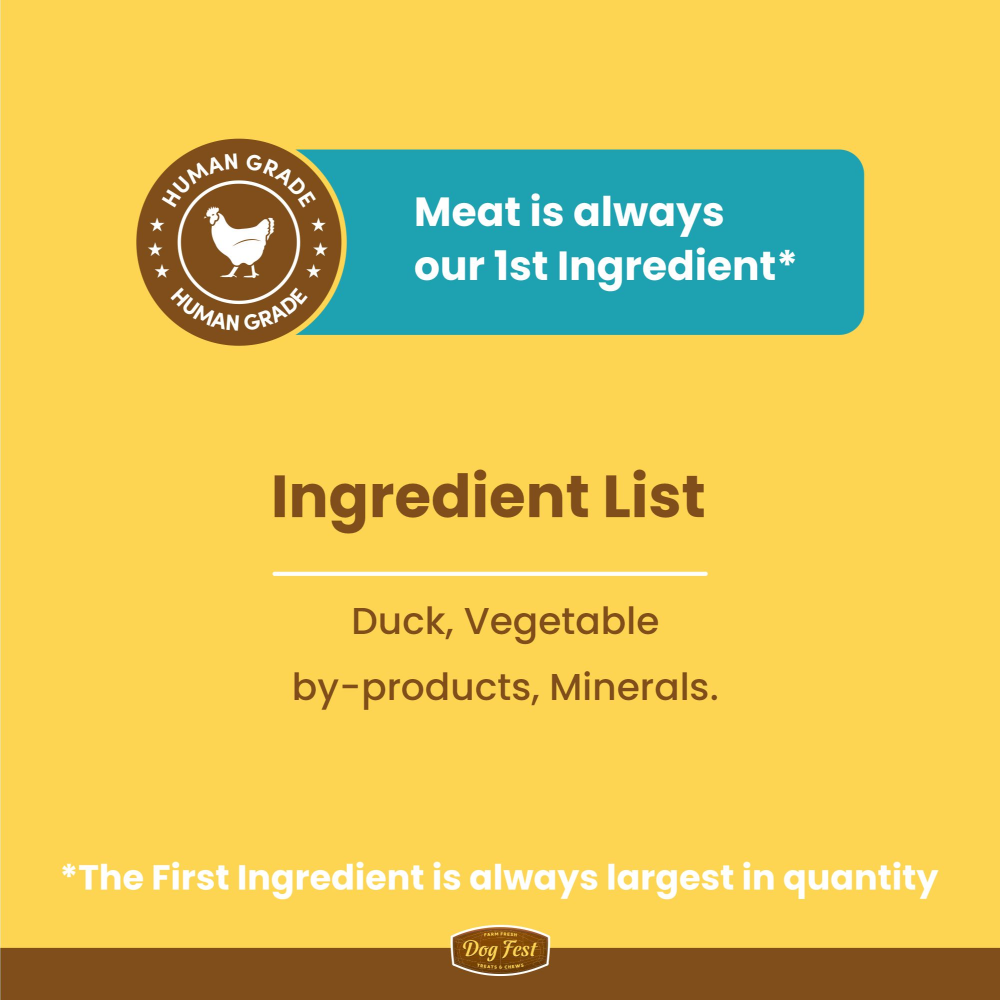 Dogfest Duck Fillets Treats for Dogs