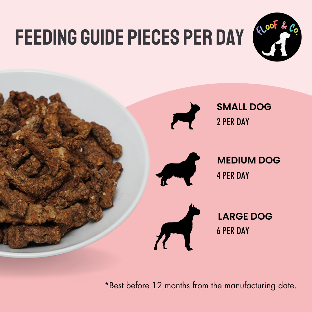 Floof & Co Slow Roasted Lamb Jerky Dog Treats Dog Treats + Others Floof & Co