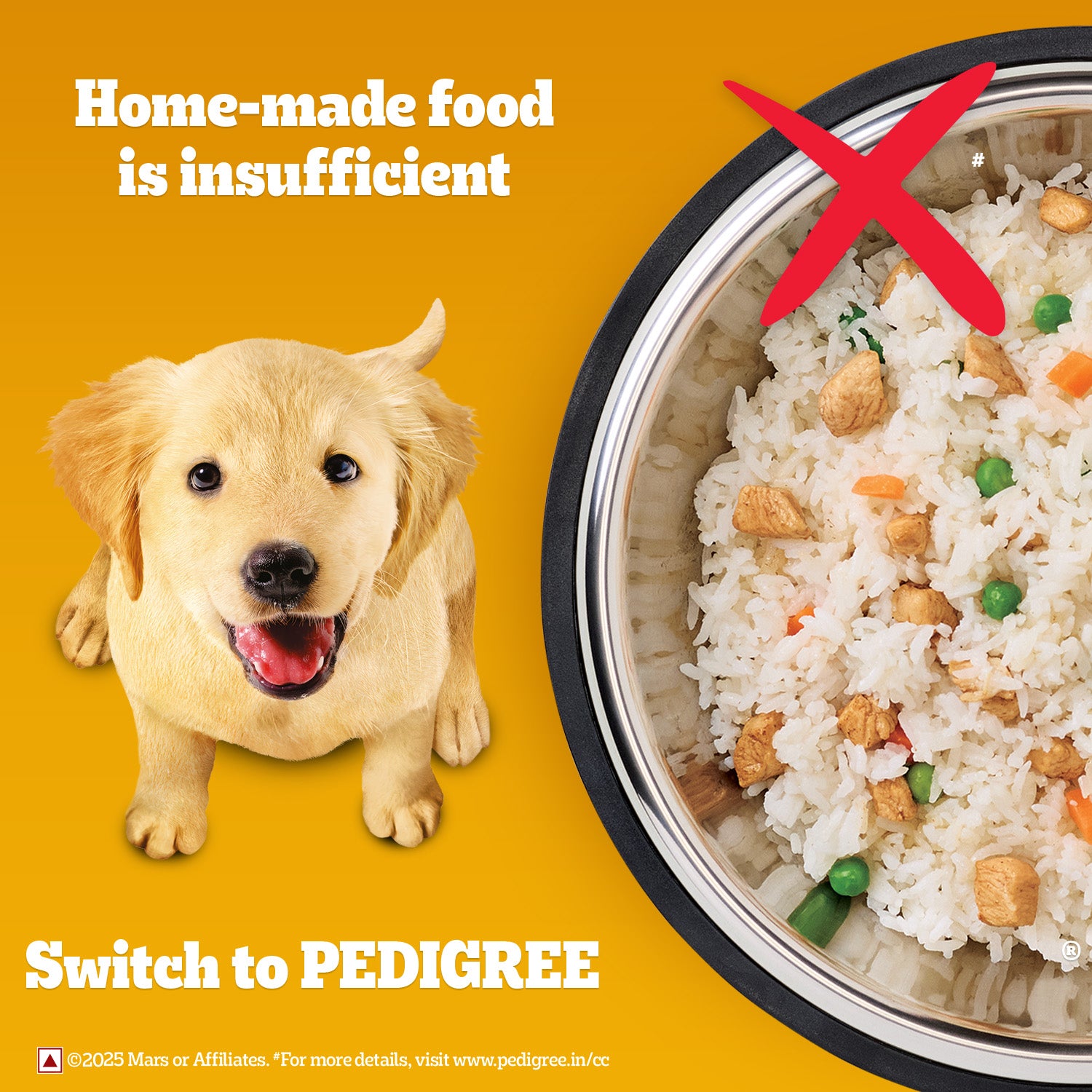 Pedigree Chicken and Milk Puppy Dog Dry Food