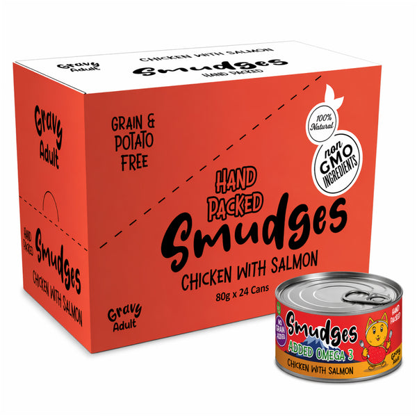 Smudges Chicken with Salmon in Gravy Adult Cat Wet Food