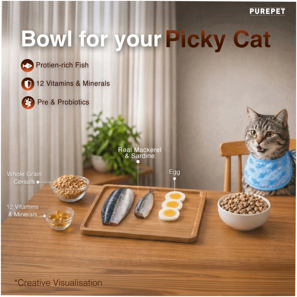 Purepet Mackerel Adult Cat Dry Food Cats- Dry food Purepet
