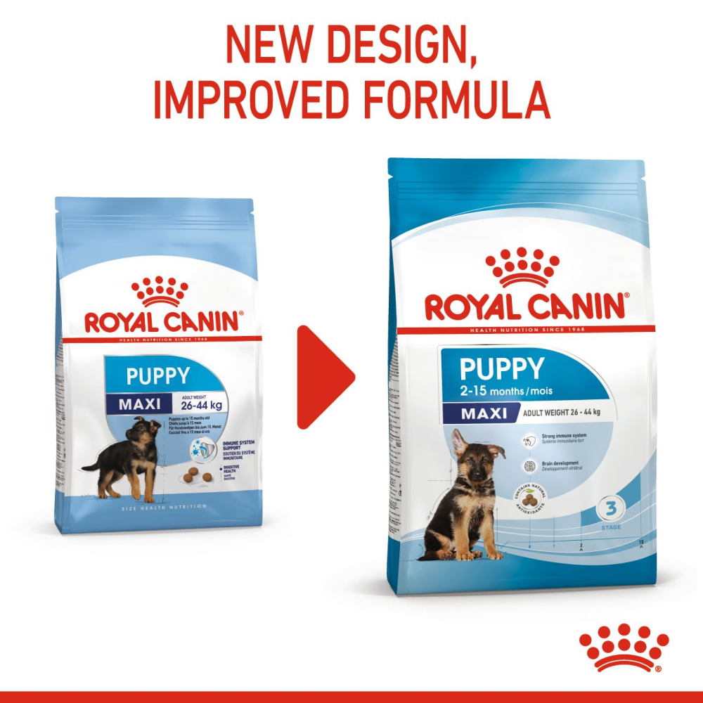Royal Canin Maxi Puppy Dog Dry and Wet Food Combo